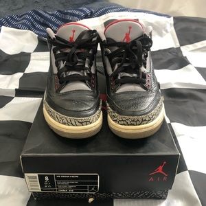 Air Jordan 3 Black Cement sz 8